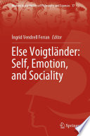 Else Voigtländer: Self, Emotion, and Sociality /
