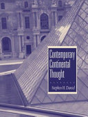 Contemporary continental thought /