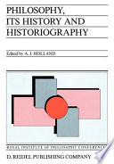 Philosophy, its history and historiography /