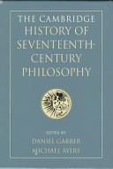 The Cambridge history of seventeenth-century philosophy /