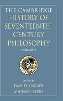 The Cambridge history of seventeenth-century philosophy /