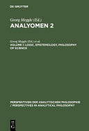 Analyōmen 2 = Analyomen 2 : proceedings of the 2nd conference "Perspectives in Analytical Philosophy" /