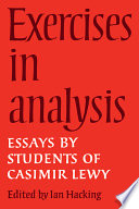 Exercises in analysis : essays by students of Casimir Lewy /