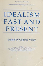 Idealism, past and present /