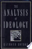 The analysis of ideology /