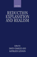 Reduction, explanation, and realism /