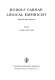 Rudolf Carnap, logical empiricist : materials and perspectives /