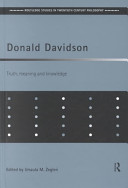Donald Davidson : truth, meaning and knowledge /