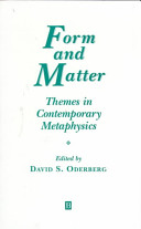 Form and matter : themes in contemporary metaphysics /