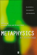 Metaphysics : an anthology /