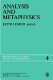 Analysis and metaphysics : essays in honor of R. M. Chisholm /