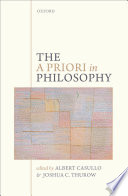The a priori in philosophy /