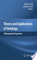 Theory and applications of ontology.