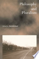 Philosophy and pluralism /