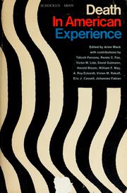 Death in American experience /