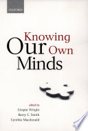 Knowing our own minds /