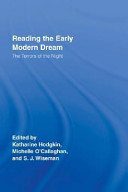 Reading the early modern dream : the terrors of the night /