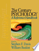 21st century psychology : a reference handbook /