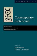Contemporary esotericism /