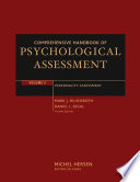 Comprehensive handbook of psychological assessment /