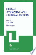 Human assessment and cultural factors /