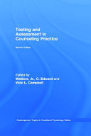 Testing and assessment in counseling practice /