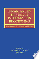 Invariances in human information processing /