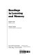 Readings in learning and memory /