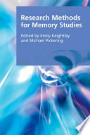 Research methods for memory studies /