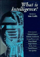 What is intelligence? /