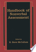 Handbook of nonverbal assessment /