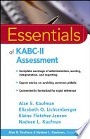 Essentials of KABC-II assessment /