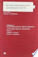 Information processing and decision making /