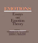 Emotions : essays on emotion theory /