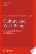 Culture and well-being /