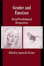 Gender and emotion : social psychological perspectives /