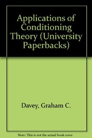 Applications of conditioning theory /