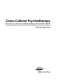 Cross-cultural psychotherapy : toward a critical understanding of diverse clients /