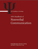 APA handbook of nonverbal communication /