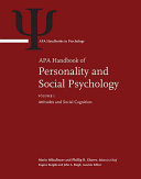 APA handbook of personality and social psychology.