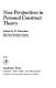 New perspectives in personal construct theory /