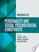Measures of personality and social pychological constructs /