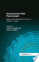 Experimental child psychologist : essays and experiments in honor of Charles C. Spiker /