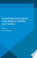 Promoting psychological wellbeing in children and families /