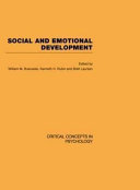 Social and emotional development /