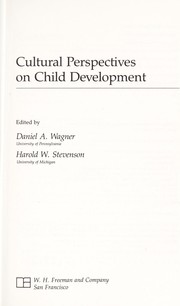Cultural perspectives on child development /
