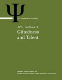 APA handbook of giftedness and talent /