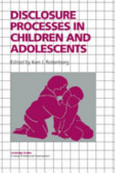 Disclosure processes in children and adolescents /