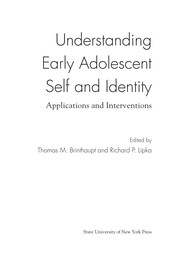 Understanding early adolescent self and identity : applications and interventions /