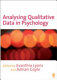 Analysing qualitative data in psychology /